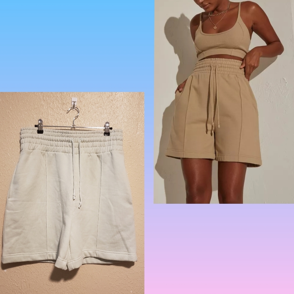 Misguided RE_STYLD High Waist Shorts‎ Size 8